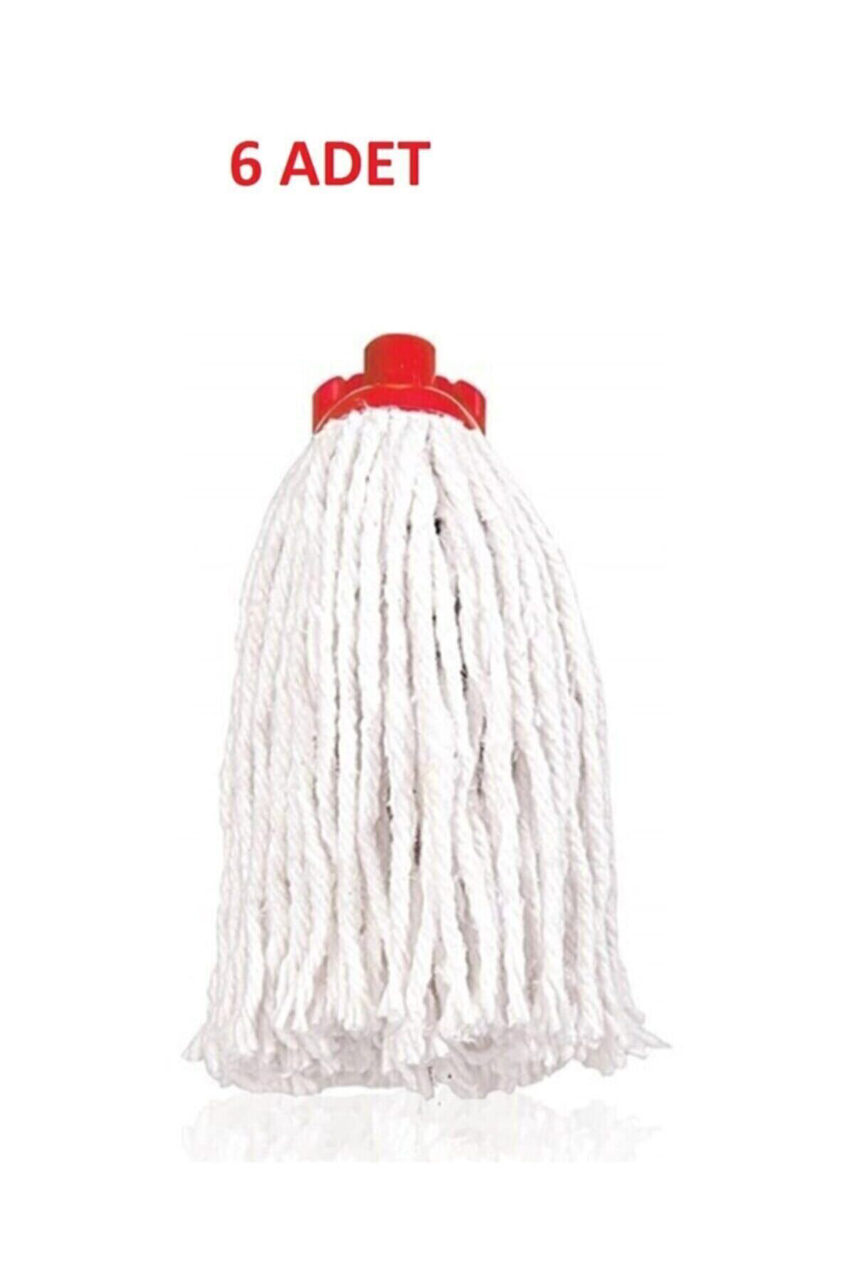 Sultan Small İp Mop Püskülü Temizlik Mopu İp Model (6 Adet)