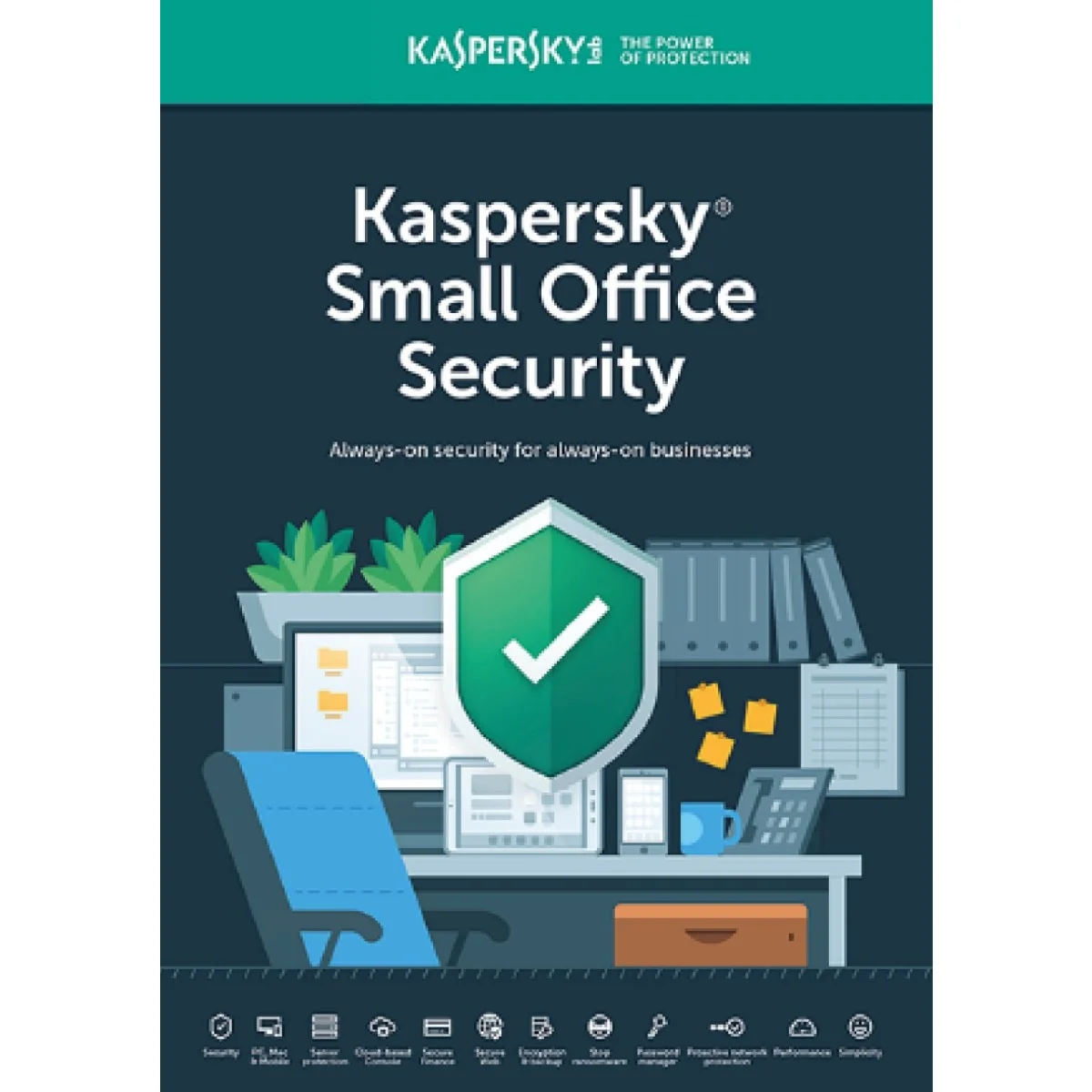 Small Office Security 1yıl 1server + 5kullanıcı + 5 mobil cihaz