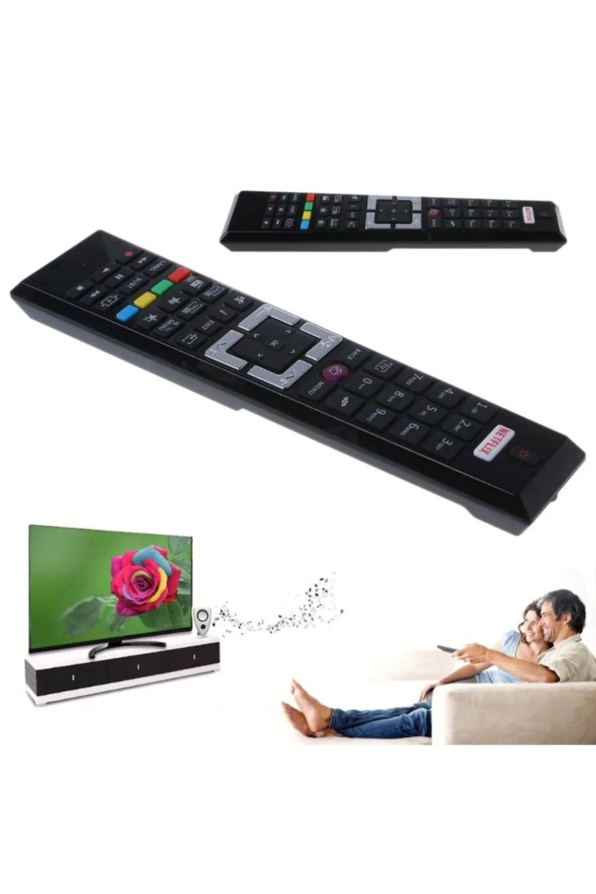 Smart 4k 3d Full Hd Uydulu Led Tv Kumandası