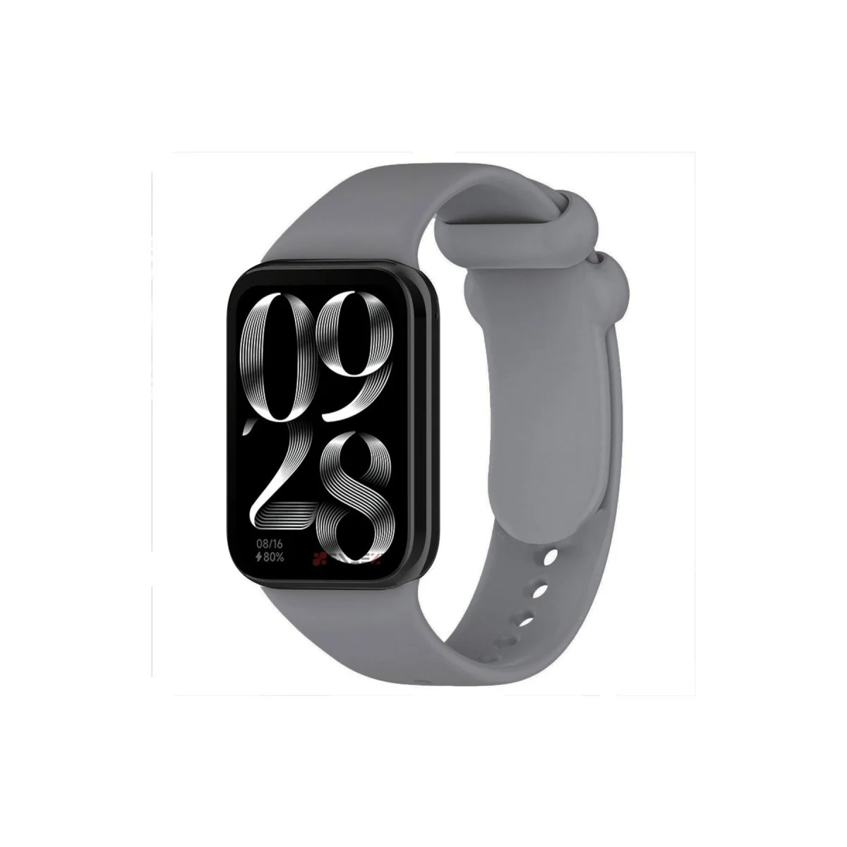 Smart Band 8 Pro Klasik Kordon - Füme | Kol Saati Kayışı Değişimi