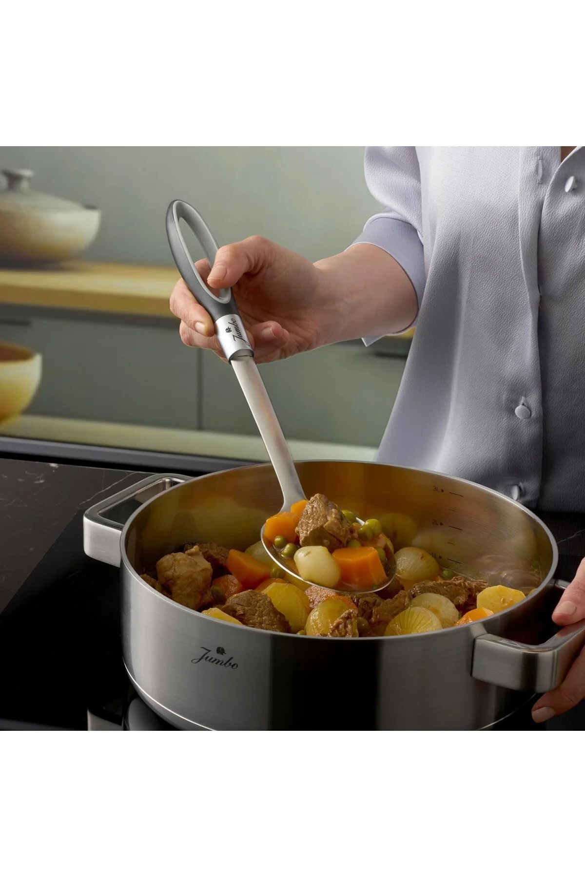 Smart Çelik Delikli Servis Kaşığı Smart Çelik Delikli Servis Kaşığı
