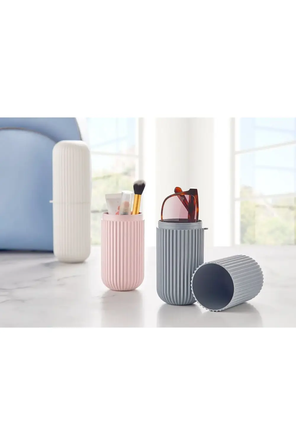 Smart Diş Fırçası Seyahat Çanta Içi Makyaj Kutusu Kalemlik Kabı K