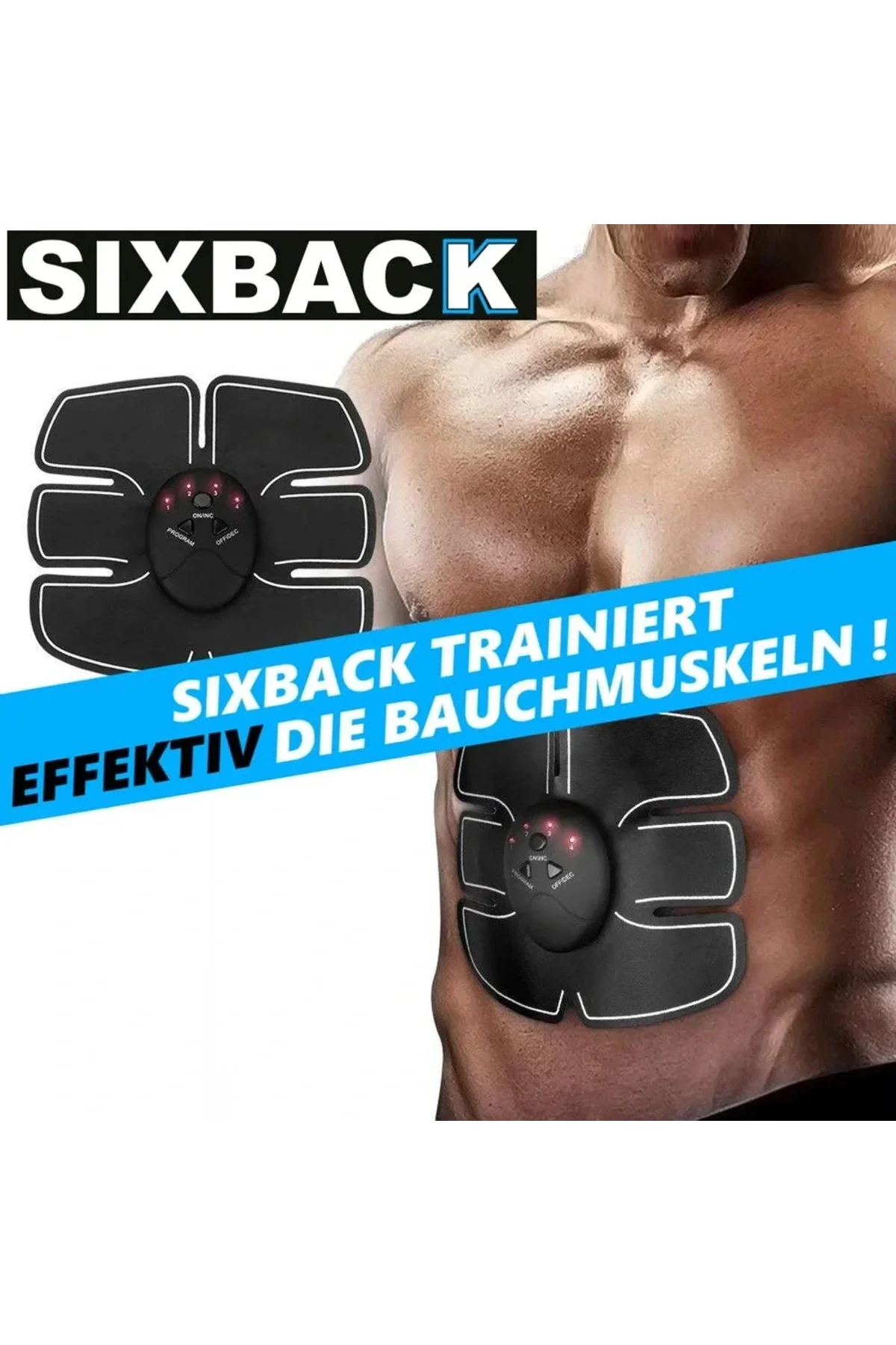 Smart Fitness Body Sixpad Ems Kol Bacak Karın Kas Geliştirici Spor Aleti
