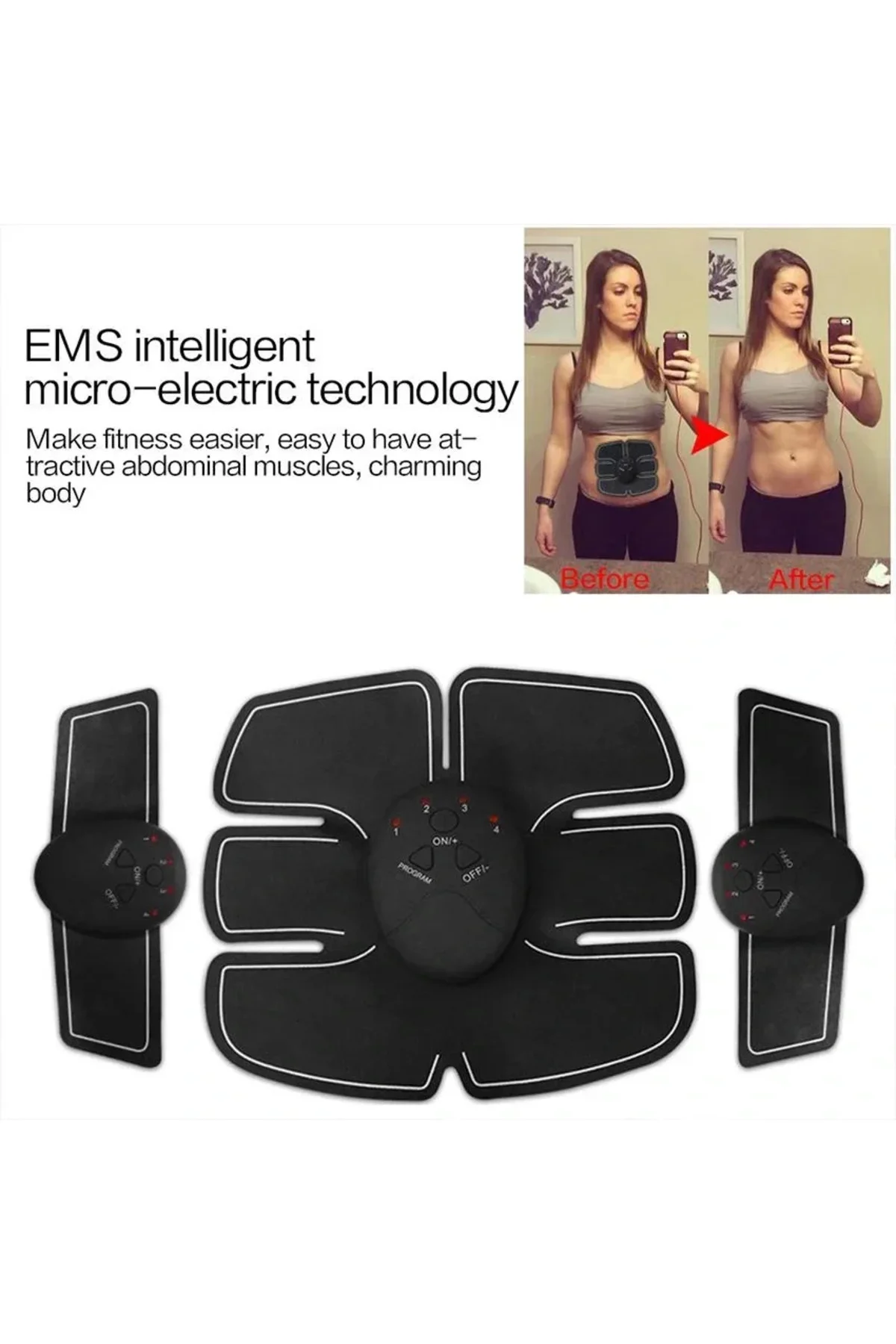 Smart Fitness Body Sixpad Ems Kol Bacak Karın Kas Geliştirici Spor Aleti