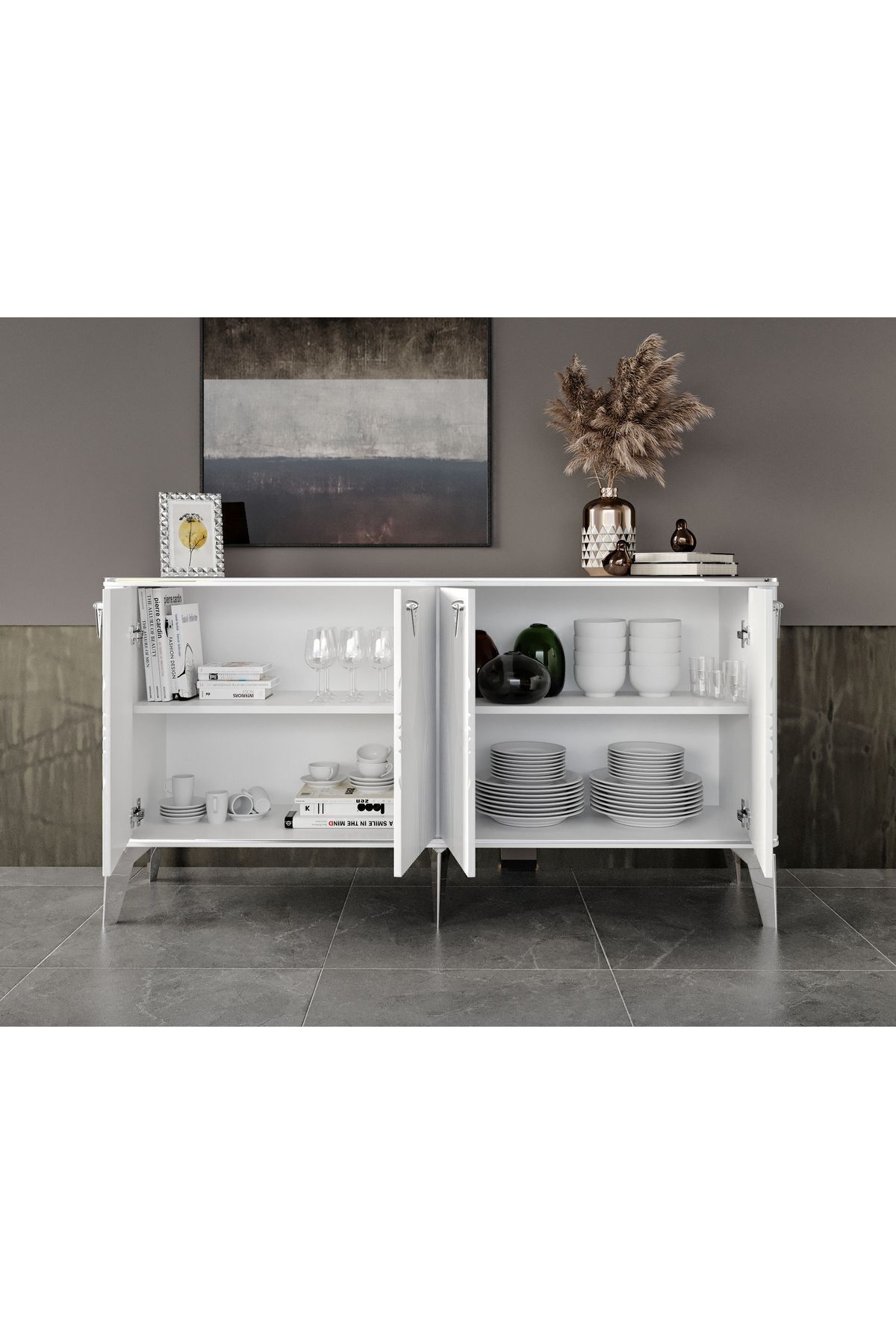 Smart Konsol Mdf Mebran Kapak