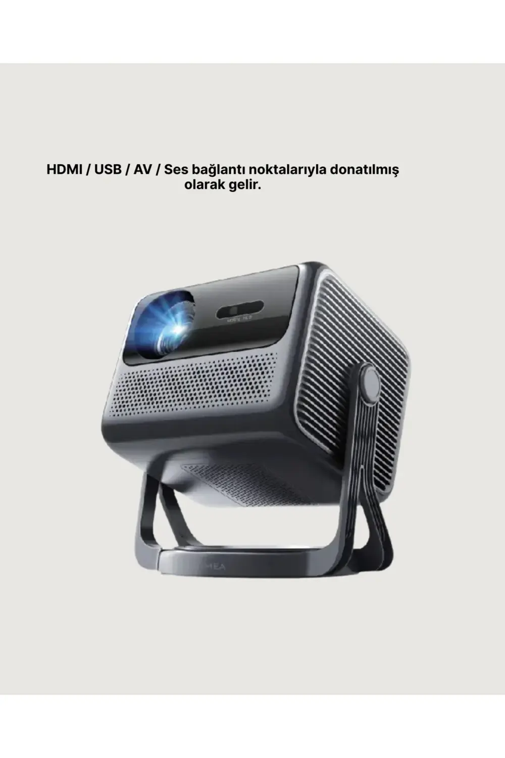 Smart Projector Android TV Taşınabilir Gimbal Standlı