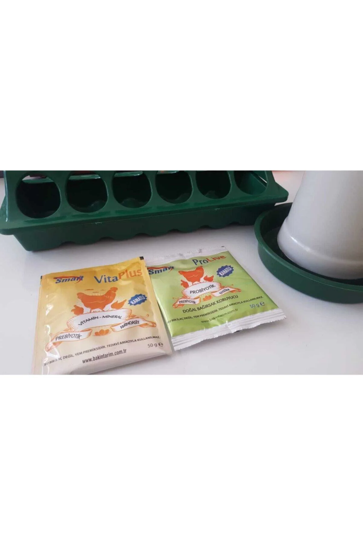 Smart Prolive 50 Gr+ Smart Vitaplus 50 Gr + 30 Cm Civciv Yemlik +
