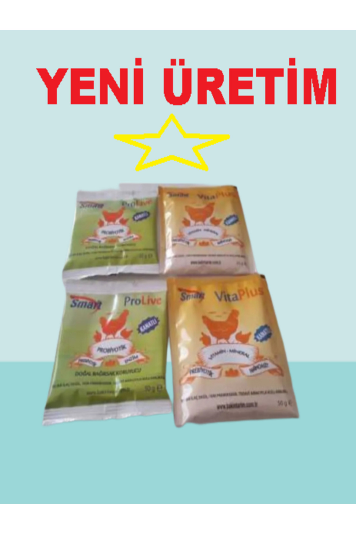 SMART PROLİVE 50 GR X 2 + SMART VİTAPLUS 50 GR X 2 "KANATLI HAYVA