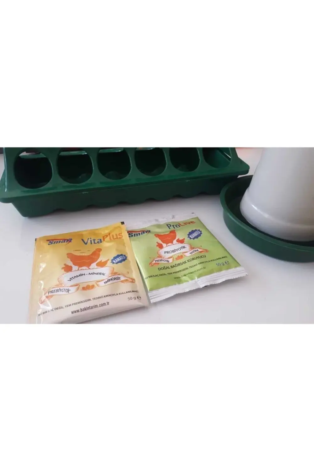 Smart Prolive 50 Gr+ Smart Vitaplus 50 Gr + 30 Cm Civciv Yemlik +