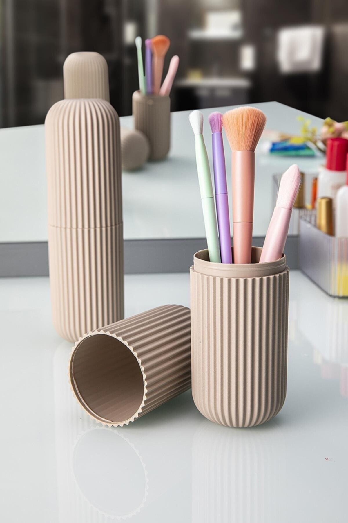 Smart Saklama Kabı Çok Amaçlı Organizer - Açık Kahve