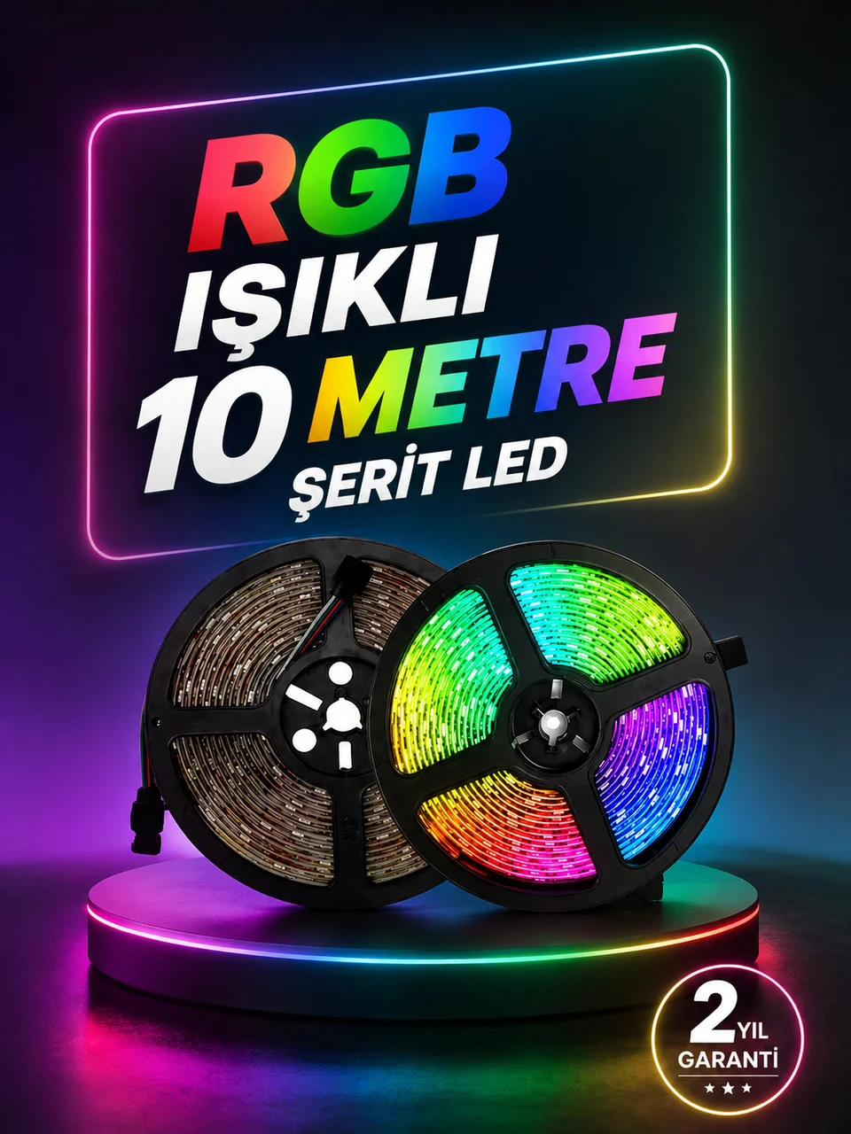 Smart Şerit Led Kumandalı Usb Enerjili Suya Dayanıklı Dekoratif Aydınlatma - Lisinya Diğer