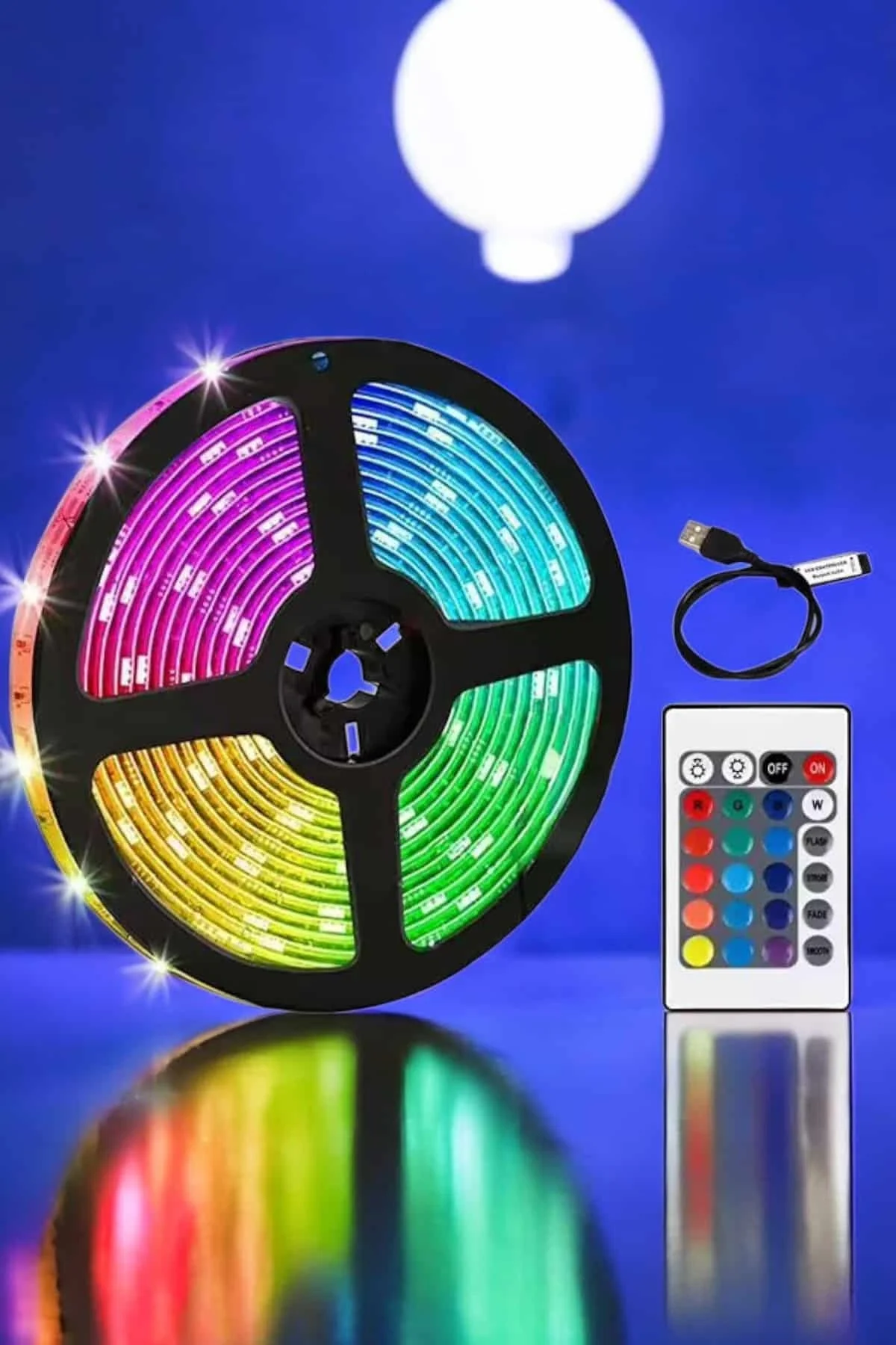 Smart Şerit Led TV Arkası Renkli Kumandalı 10 Metre Smart Şerit Led TV Arkası Renkli Kumandalı 10 Metre