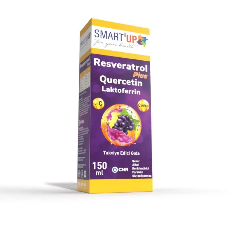 Smart Up Resveratrol Plus Şurup 150 ML Smart Up Resveratrol Plus Şurup 150 ML