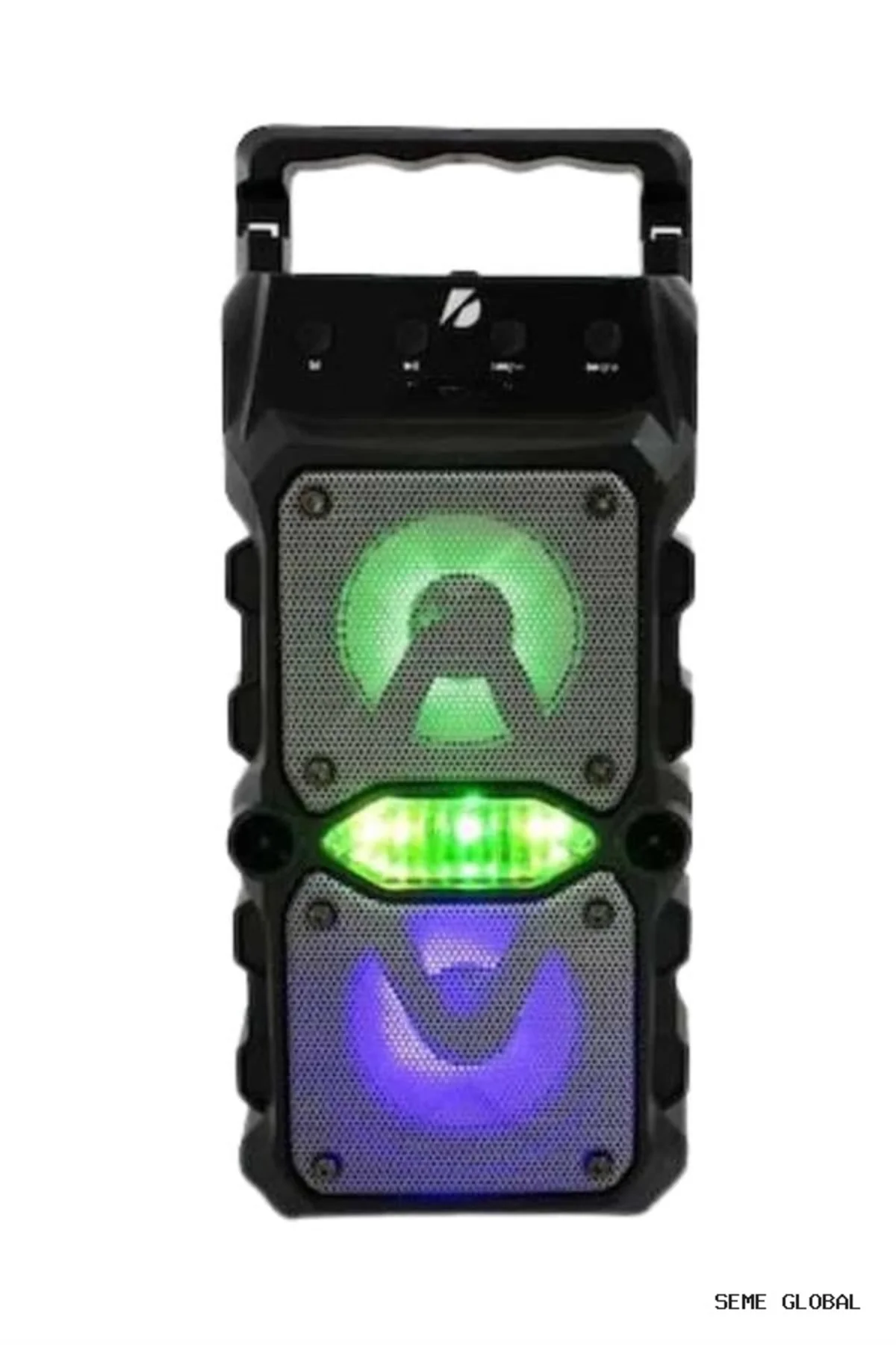 SMGLOBAL Taşınabilir Kablosuz Bluetooth Hoparlör Uzun Pil Ömrü (10100) Led Işıklı SMGLOBAL Taşınabilir Kablosuz Bluetooth Hoparlör Uzun Pil Ömrü (10100) Led Işıklı - Görsel 5