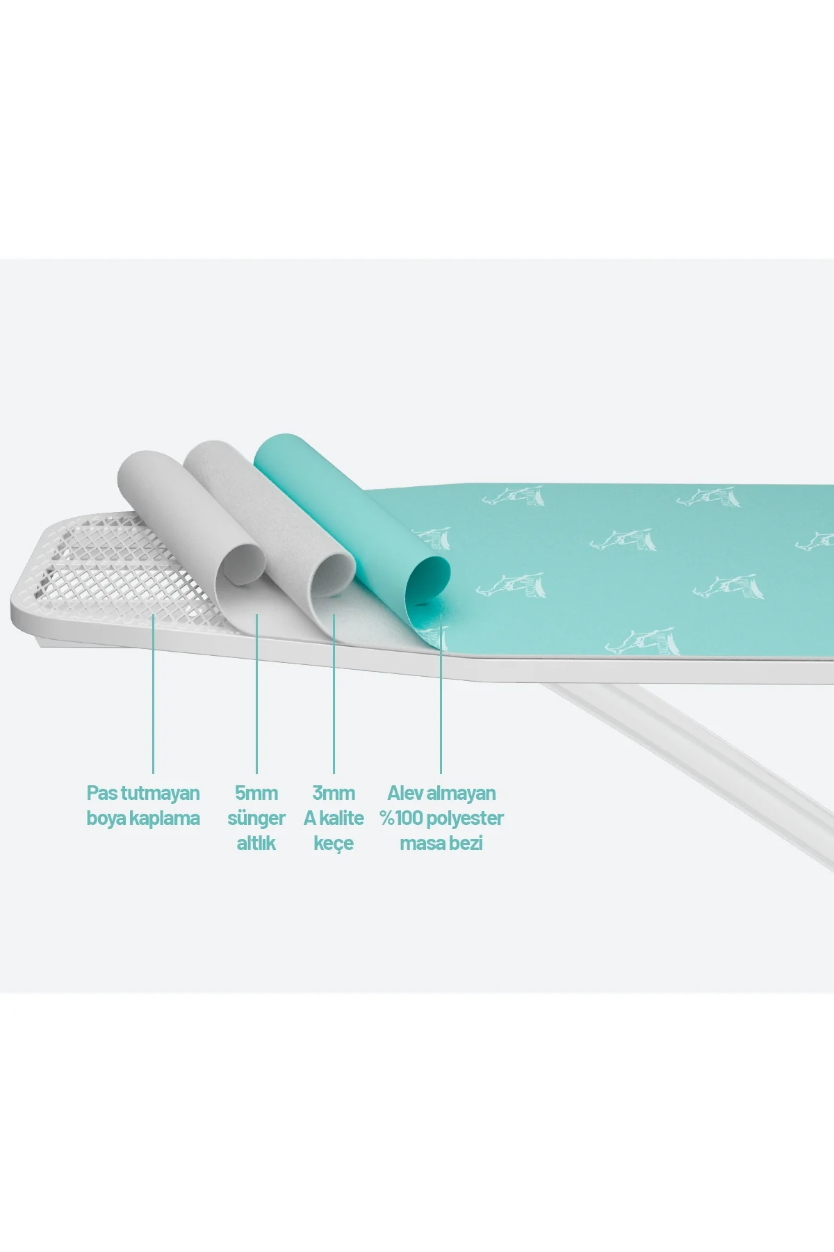 SM/GZM 900 S Squad Standart Ütü Masası