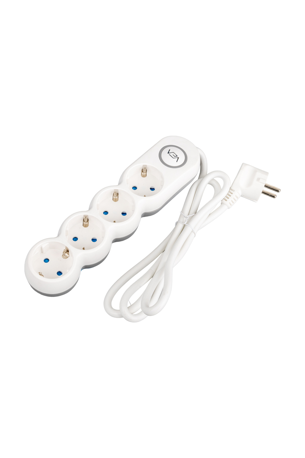 Smh- Shopzum Ve-2s4s 4lü 1.5 Metre Kablolu Anahtarli Grup Priz