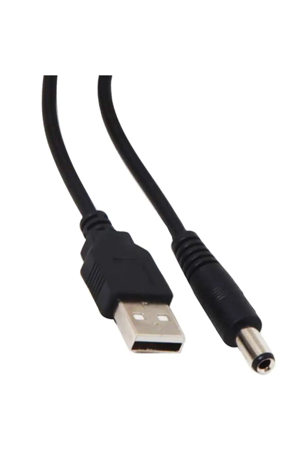 SMH- usb erkek 5.5*2.5 uçlu adaptör jackli 1 mt kablo