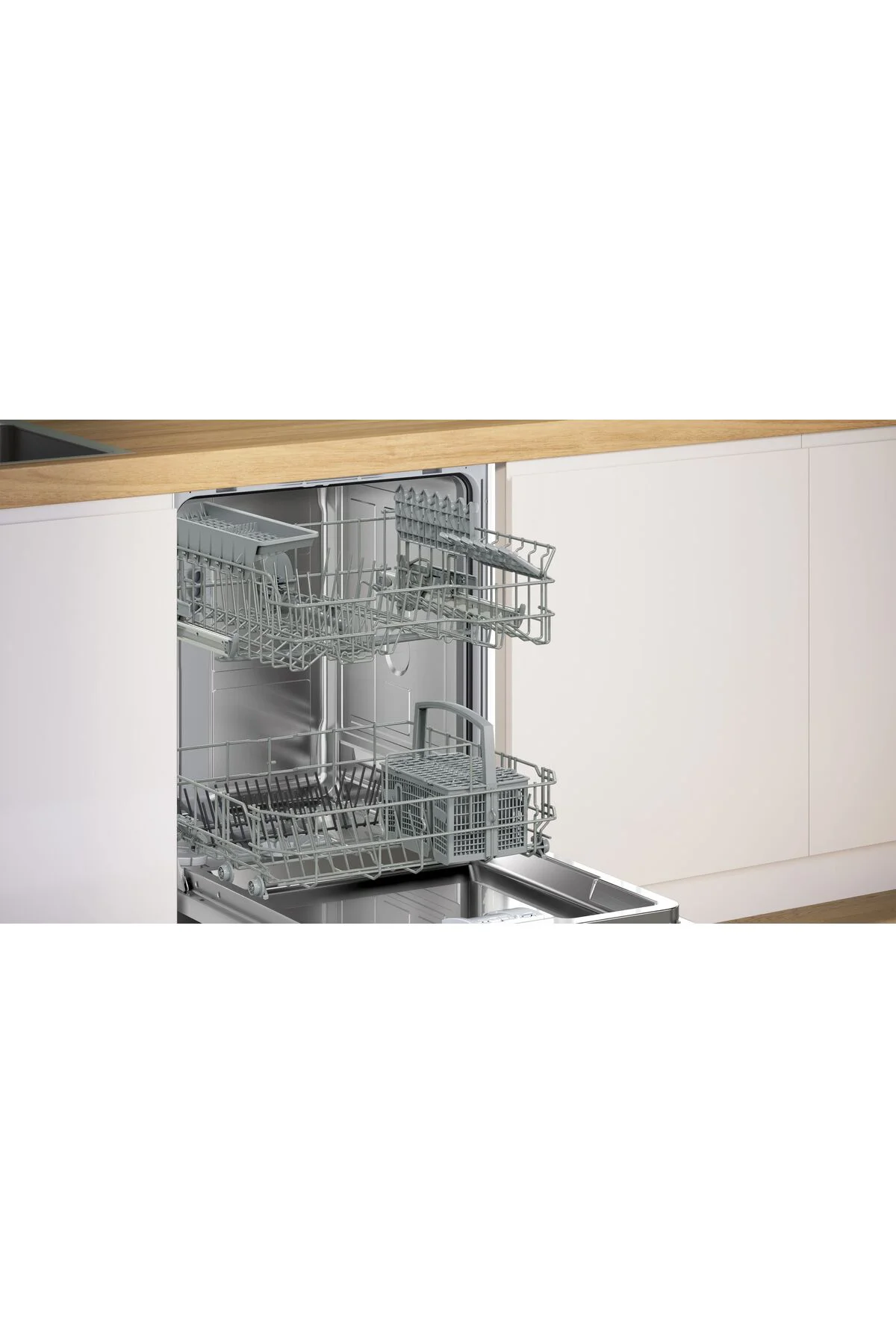 SMI4IKW50T 5 Programlı Beyaz Ankastre Bulaşık Makinesi