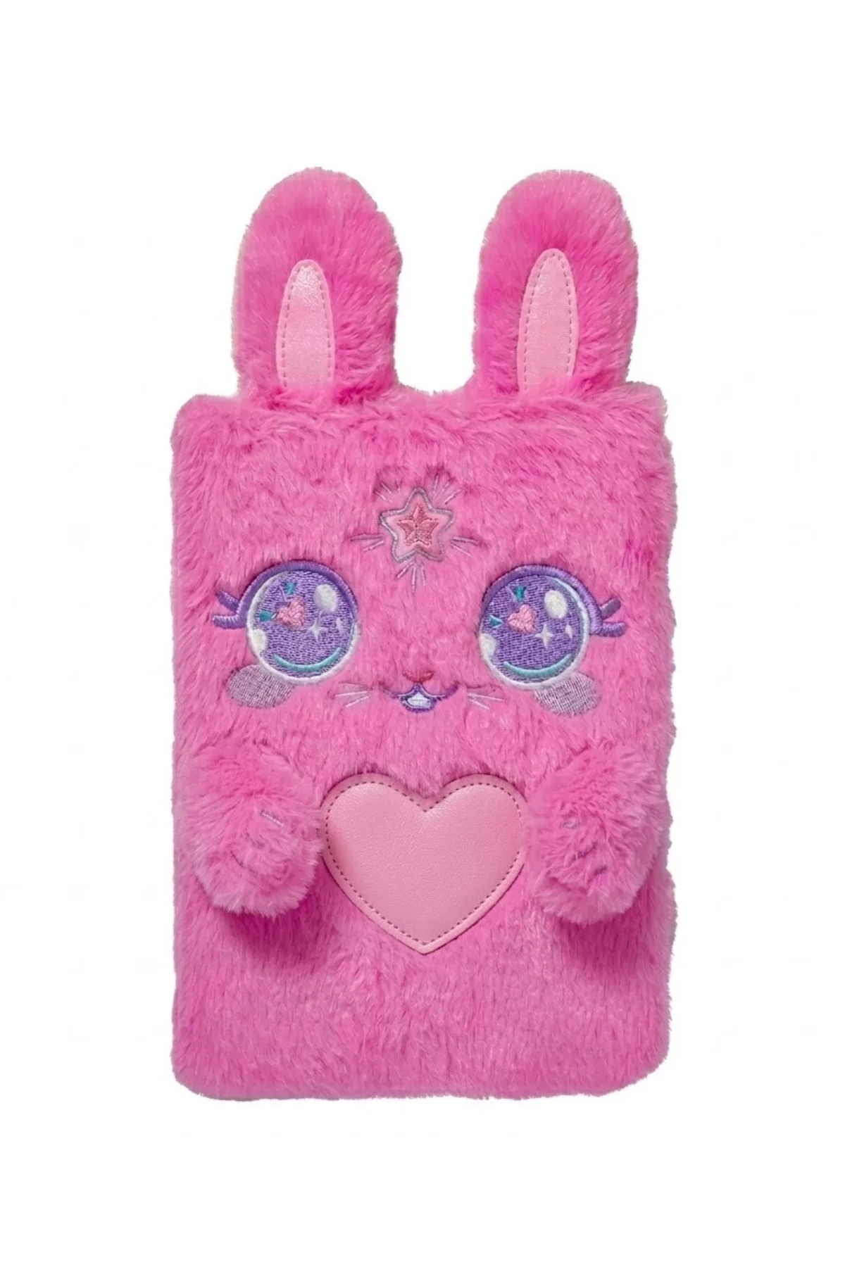 Smiggle All Stars Tavşan Desenli A5 Notebook Çizgili Peluş Defter