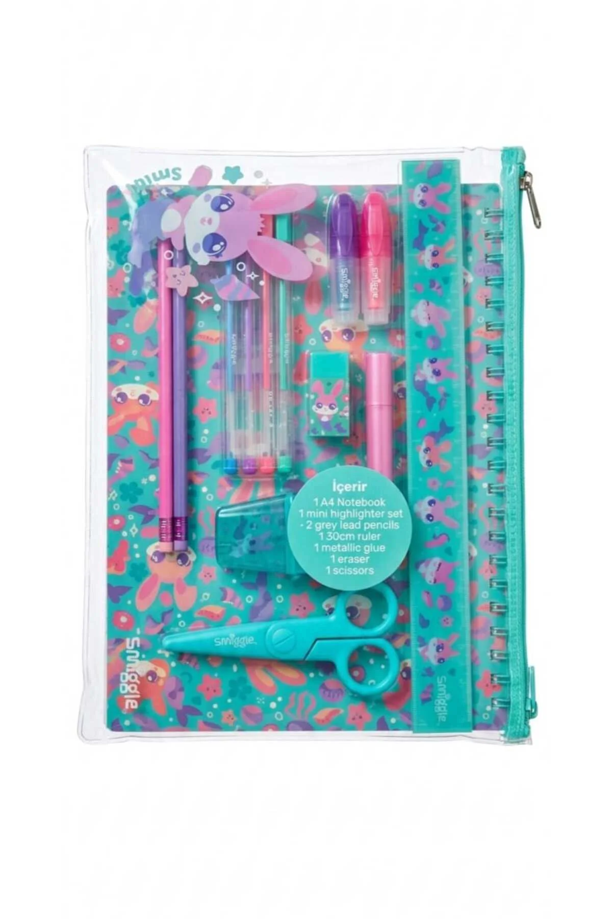 Smiggle Curious A4 Essentials Kırtasiye Seti