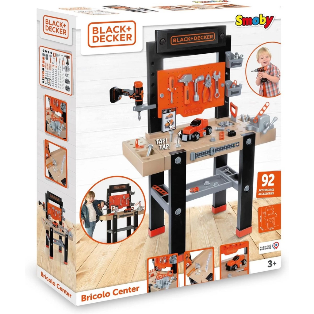 Smoby Black Decker Bricolo Ultimate Çalışma Tezgahı 360730 Smoby Black Decker Bricolo Ultimate Çalışma Tezgahı 360730