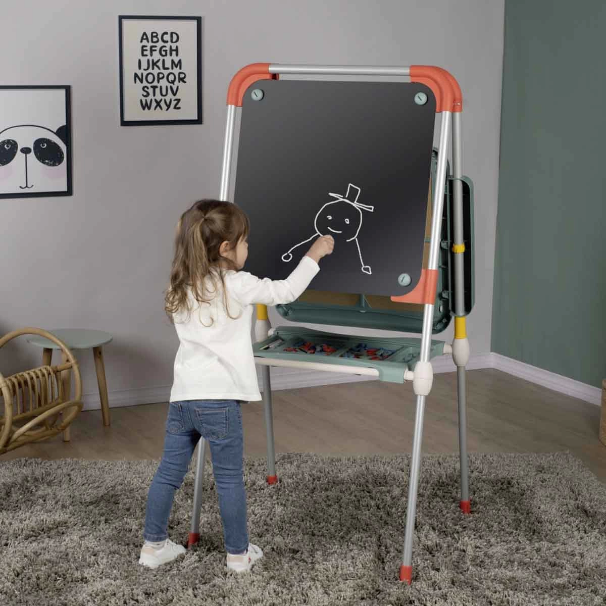 Smoby Metal Ayaklı Çift Taraflı Manyetik Yazı Tahtası 7600410207 Smoby Metal Ayaklı Çift Taraflı Manyetik Yazı Tahtası 7600410207