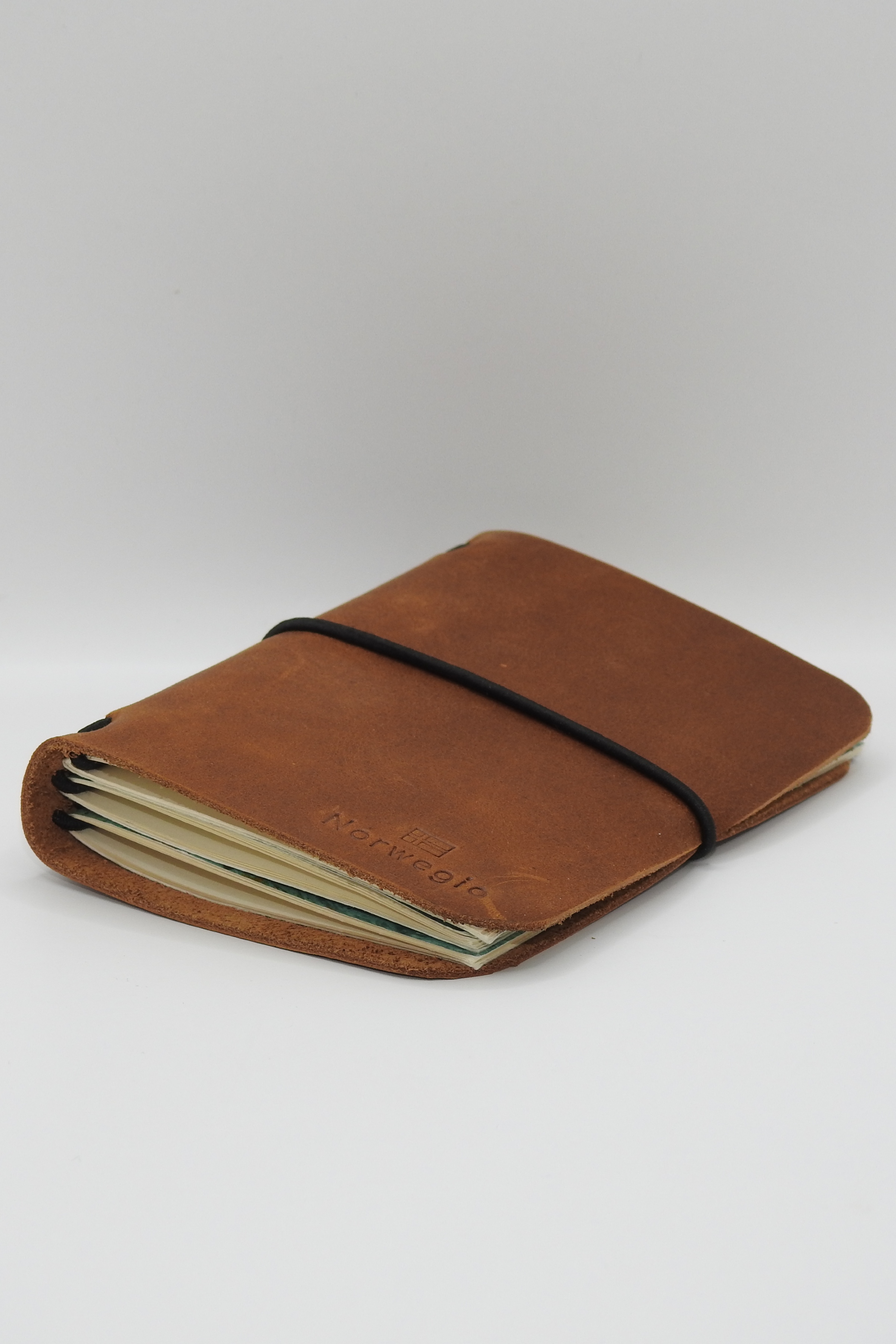 Smögen - %100 Hakiki Deri Pasaport Kılıfı - 3 Defter Hediye - Taba