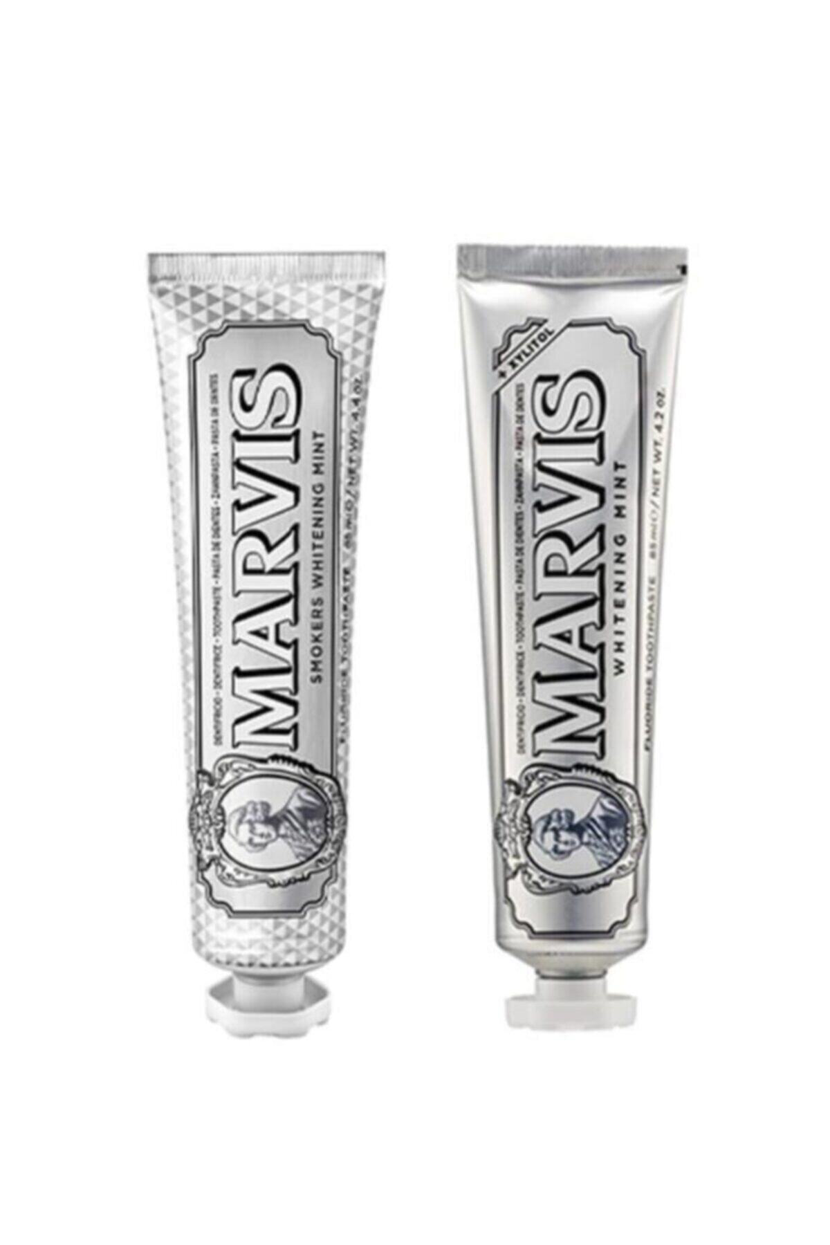 Smokers Whitening Mint 85 ML + Whitening Mint 85 ML 2 li Avantajl