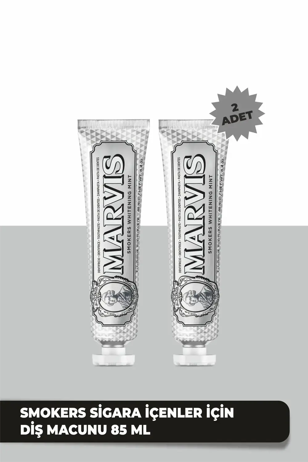 Smokers Whitening Mint Diş Macunu 85 ML x 2 Avantajlı Set