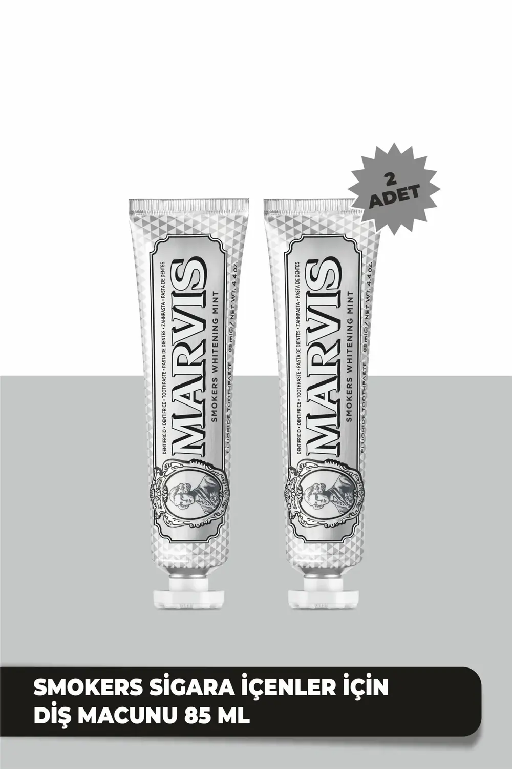 Smokers Whitening Mint Diş Macunu 85 ML x 2 Avantajlı Set