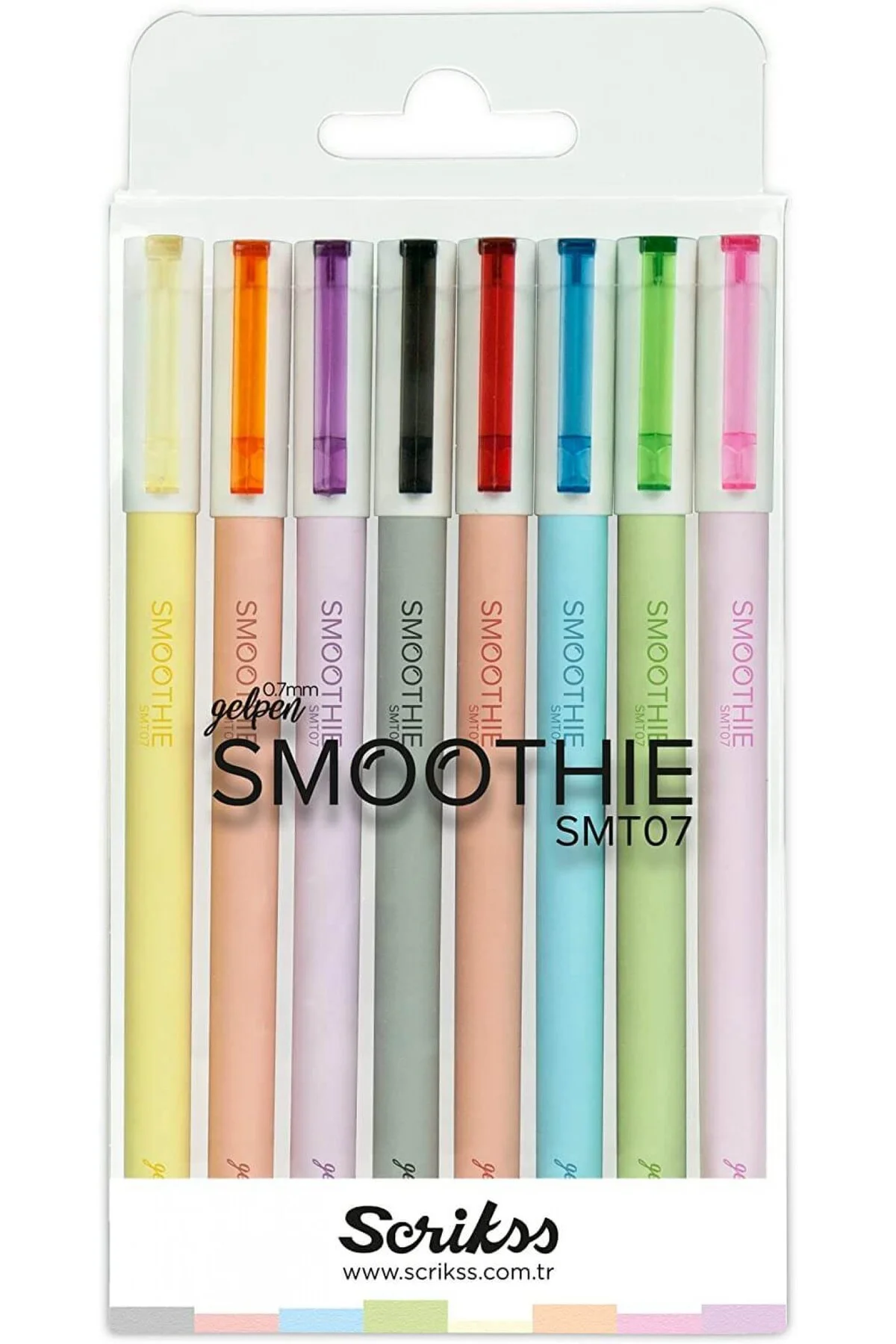 Smoothie 8'li Jel Kalem Set