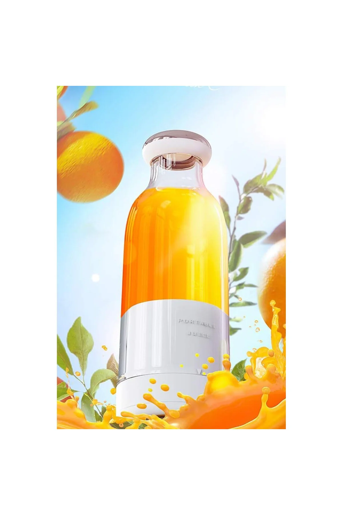 Smoothie Blender Taşınabilir Şarjlı Kişisel Mini Meyve Karıştırıc