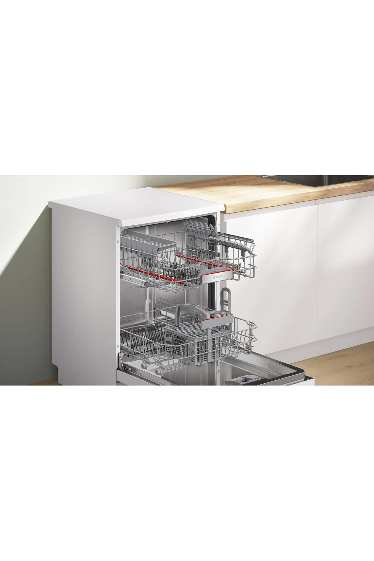 SMP6EKW60T 6 Programlı Beyaz Bulaşık Makinesi