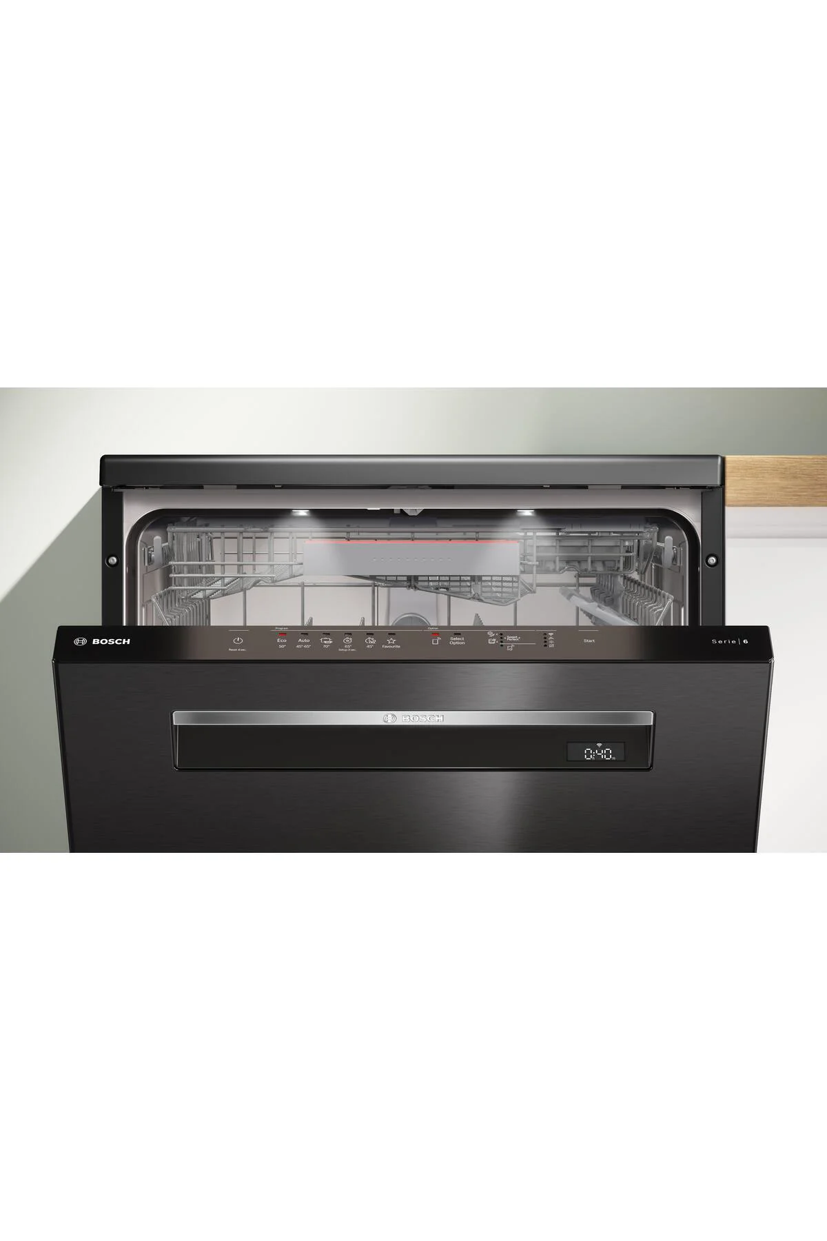 SMP6ENC60T 6 Programlı Siyah Inox Bulaşık Makinesi