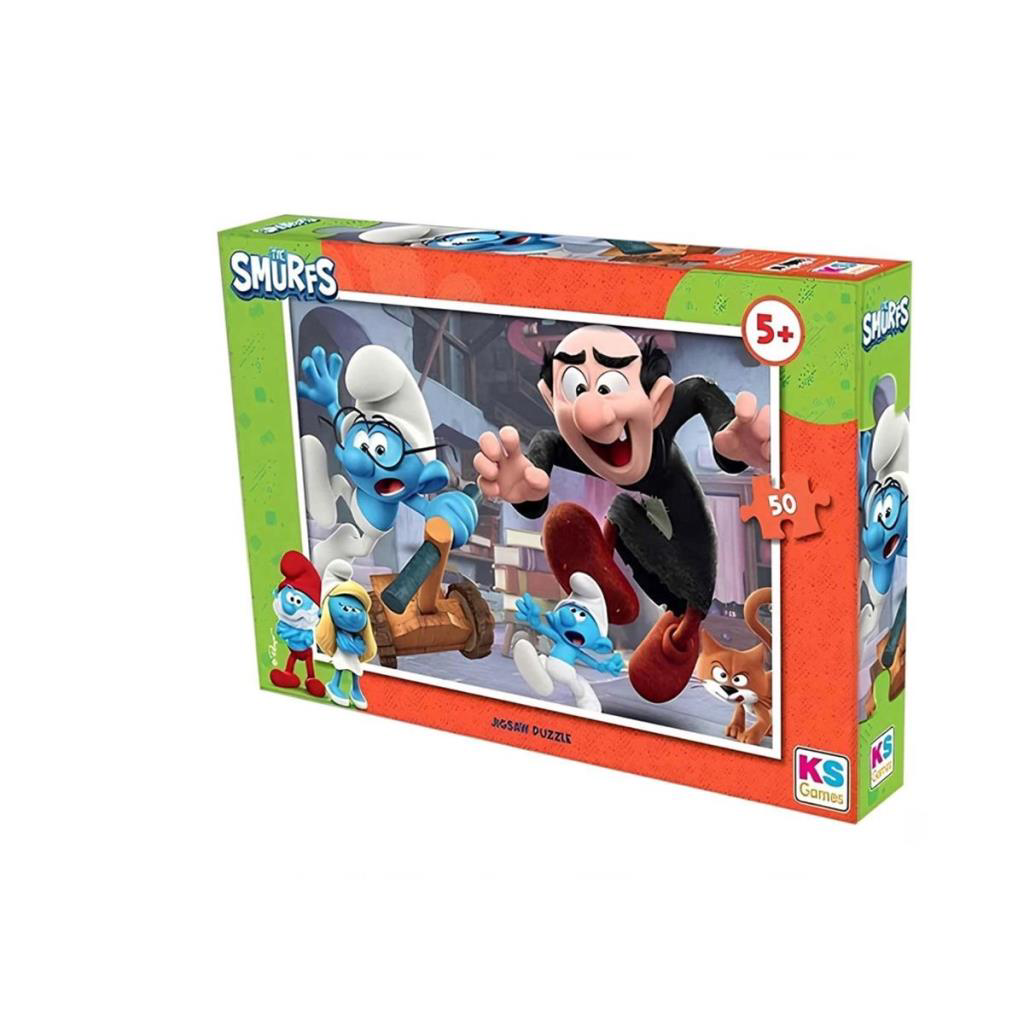 SMR 709 Smurf 50 Parça Puzzle -KS SMR 709 Smurf 50 Parça Puzzle -KS