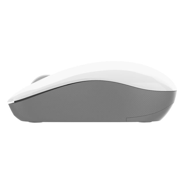 SMW-973 USB Beyaz-Gri 2.4Ghz 1200DPI Kablosuz Optik Mouse 5 Metre