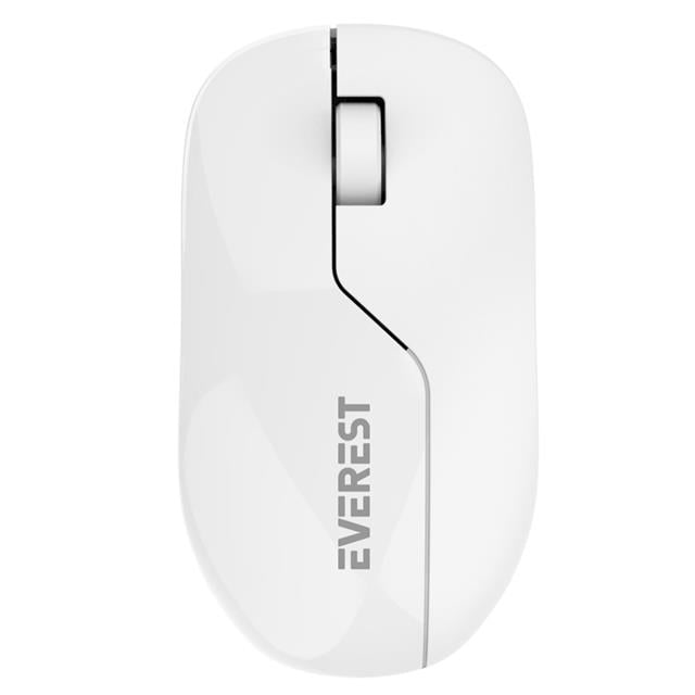 SMW-973 USB Beyaz-Mavi 2.4Ghz 1200DPI Kablosuz Optik Mouse 5 Metr