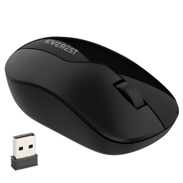 SMW-973 USB Siyah 2.4Ghz 1200DPI Kablosuz Optik Mouse 5 Metre Men