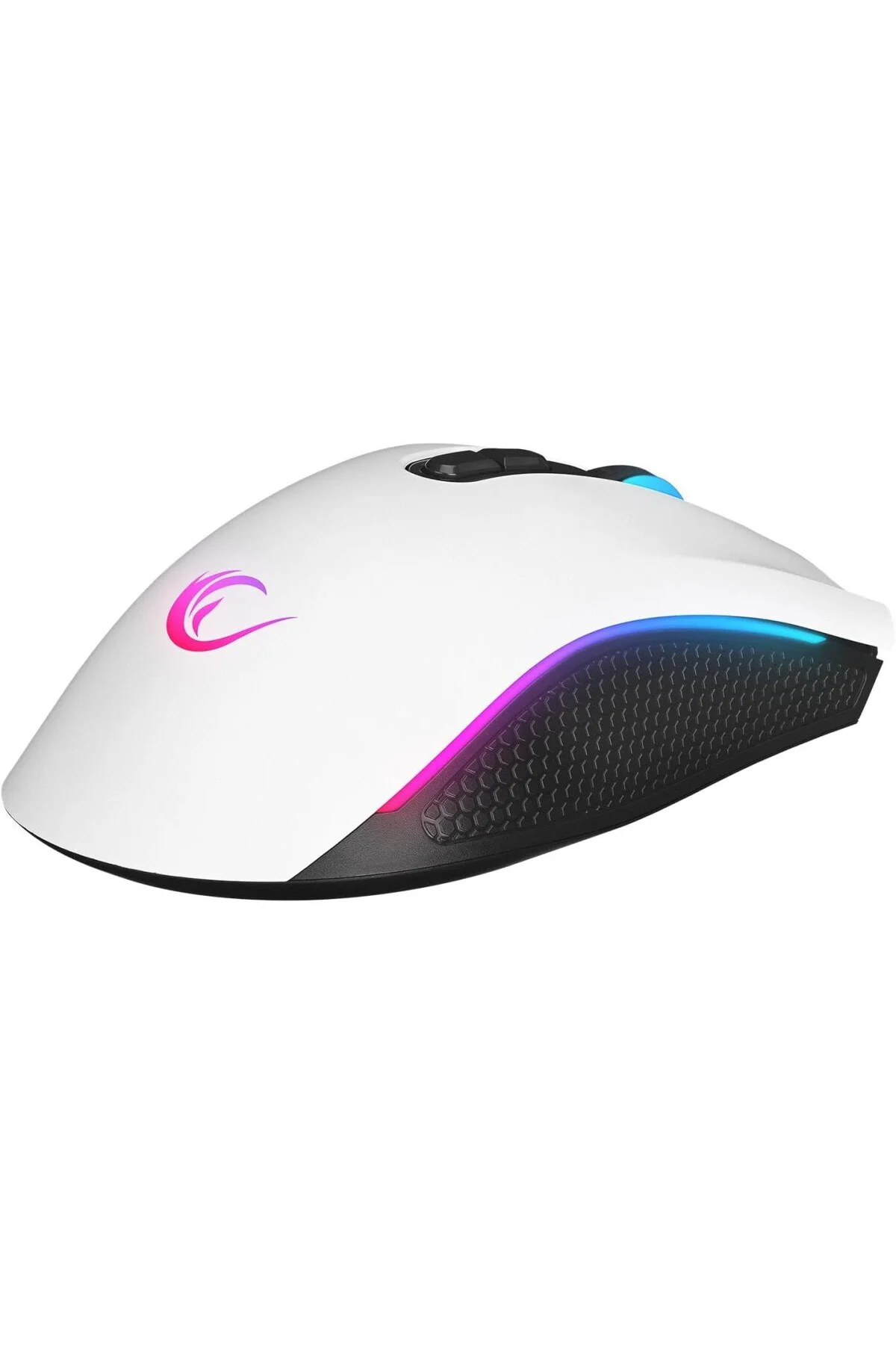 SMX-R44 Makrolu BEYAZ 6400dpi RGB Ledli Gaming Oyuncu Mouse