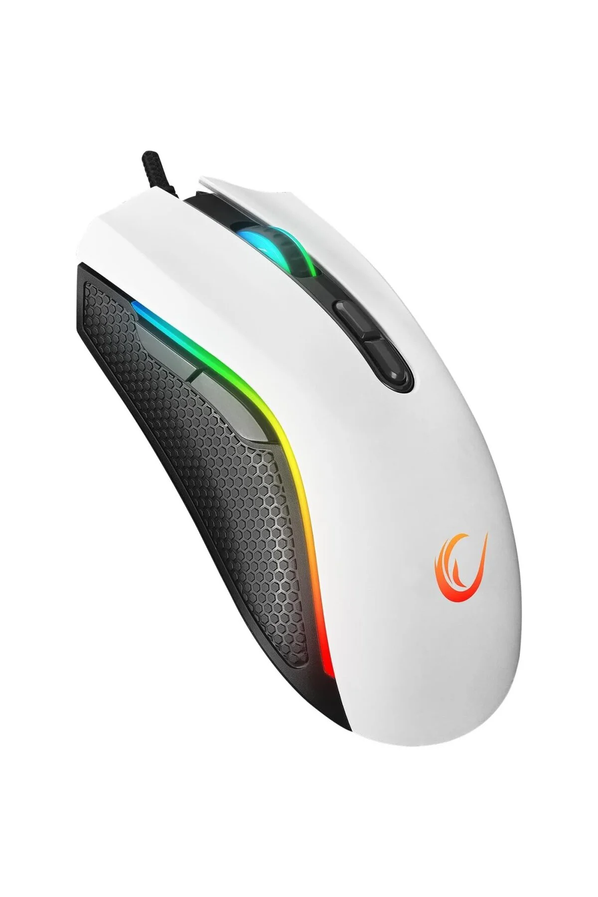 SMX-R44 Makrolu BEYAZ 6400dpi RGB Ledli Gaming Oyuncu Mouse