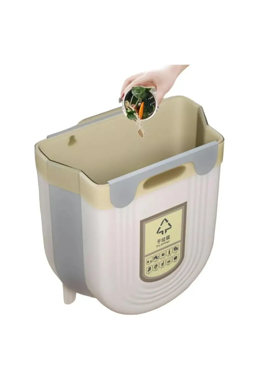 SN-14644 Katlanabilir Körüklü Mutfak Çöp Kovası SN-14644 Katlanabilir Körüklü Mutfak Çöp Kovası