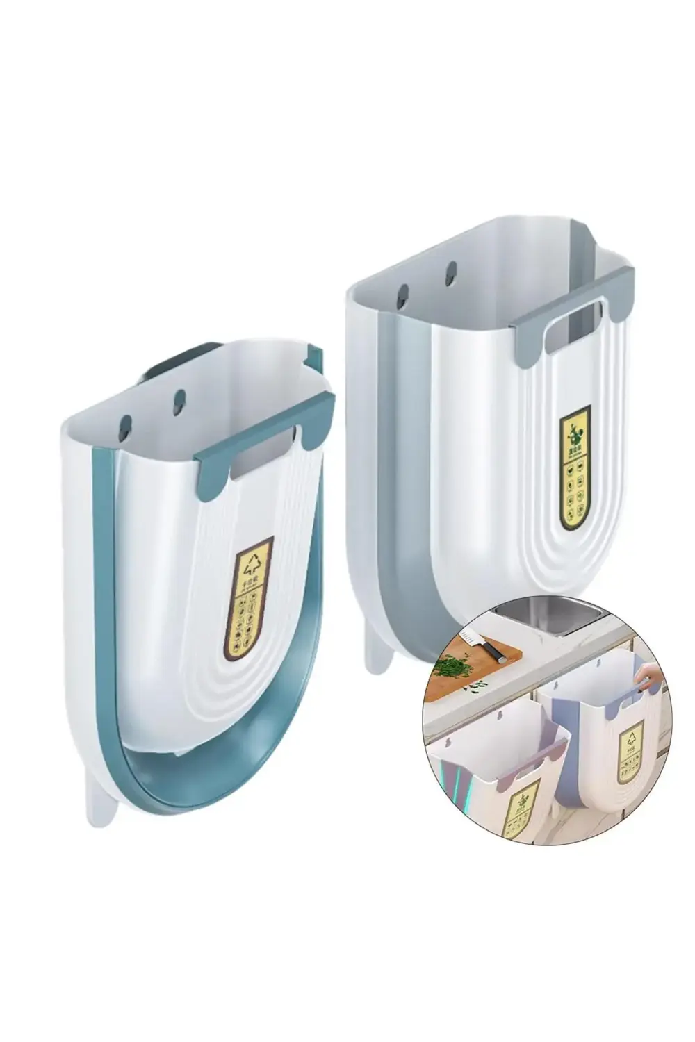 SN-14644 Katlanabilir Körüklü Mutfak Çöp Kovası SN-14644 Katlanabilir Körüklü Mutfak Çöp Kovası