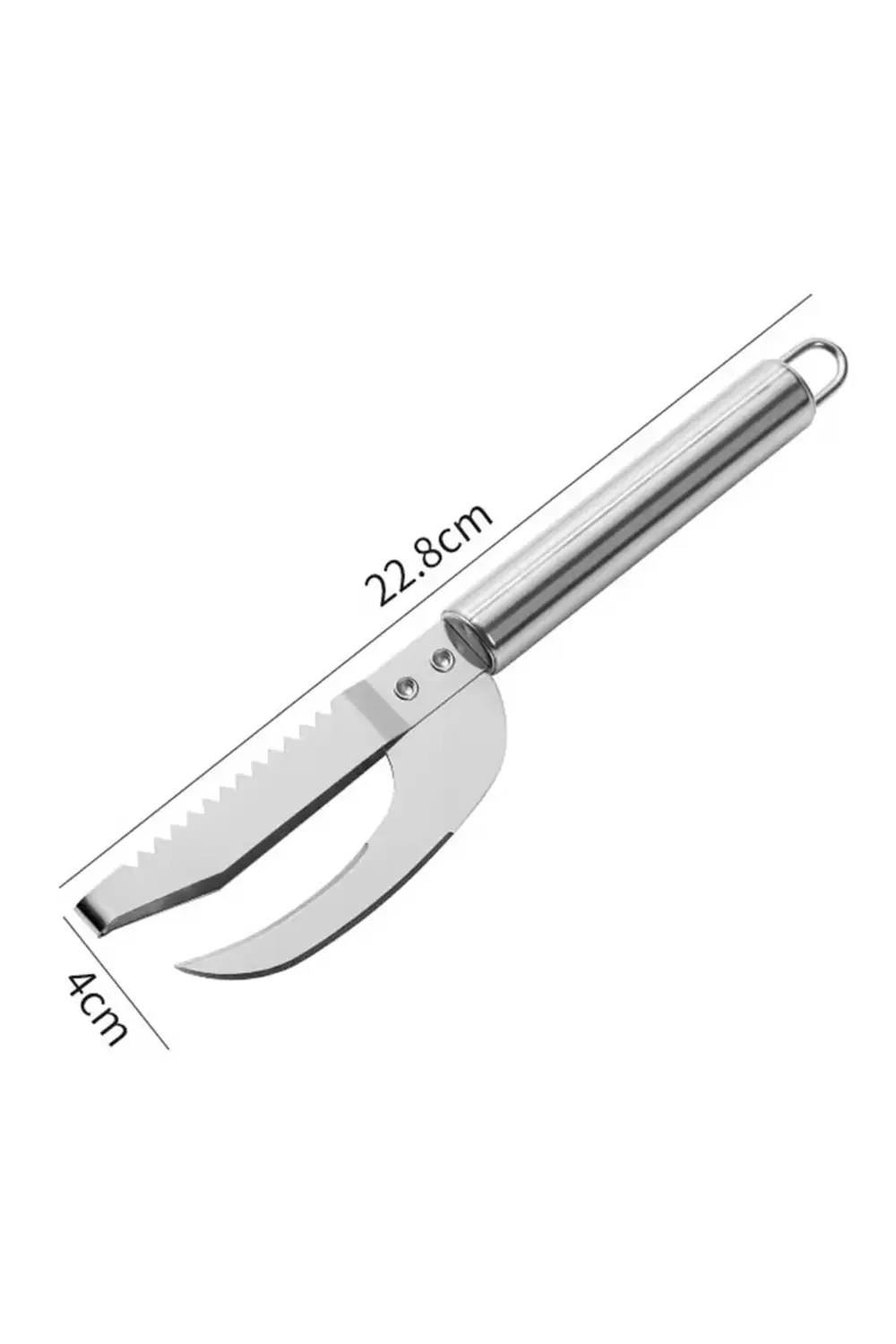 SN-20408 BALIK SOYMA PUL TEMİZLEME YIKAMA BIÇAĞI PASLANMAZ ÇELİK