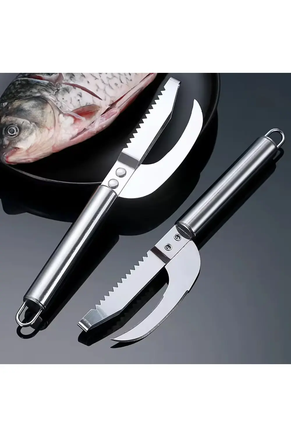 SN-20408 BALIK SOYMA PUL TEMİZLEME YIKAMA BIÇAĞI PASLANMAZ ÇELİK