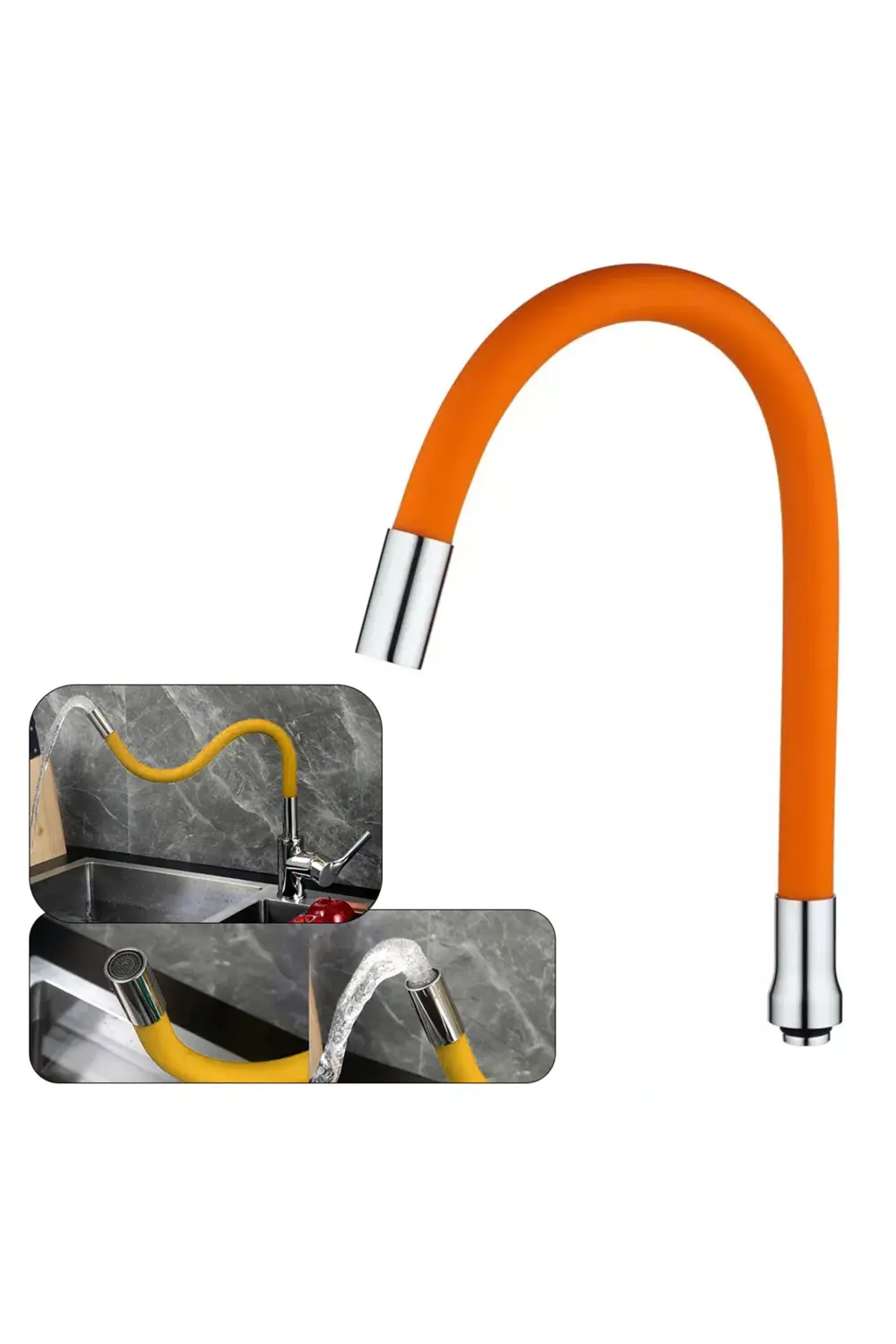 SN-20473 Esnek Bükülebilir Musluk Batarya Borusu 20 Cm