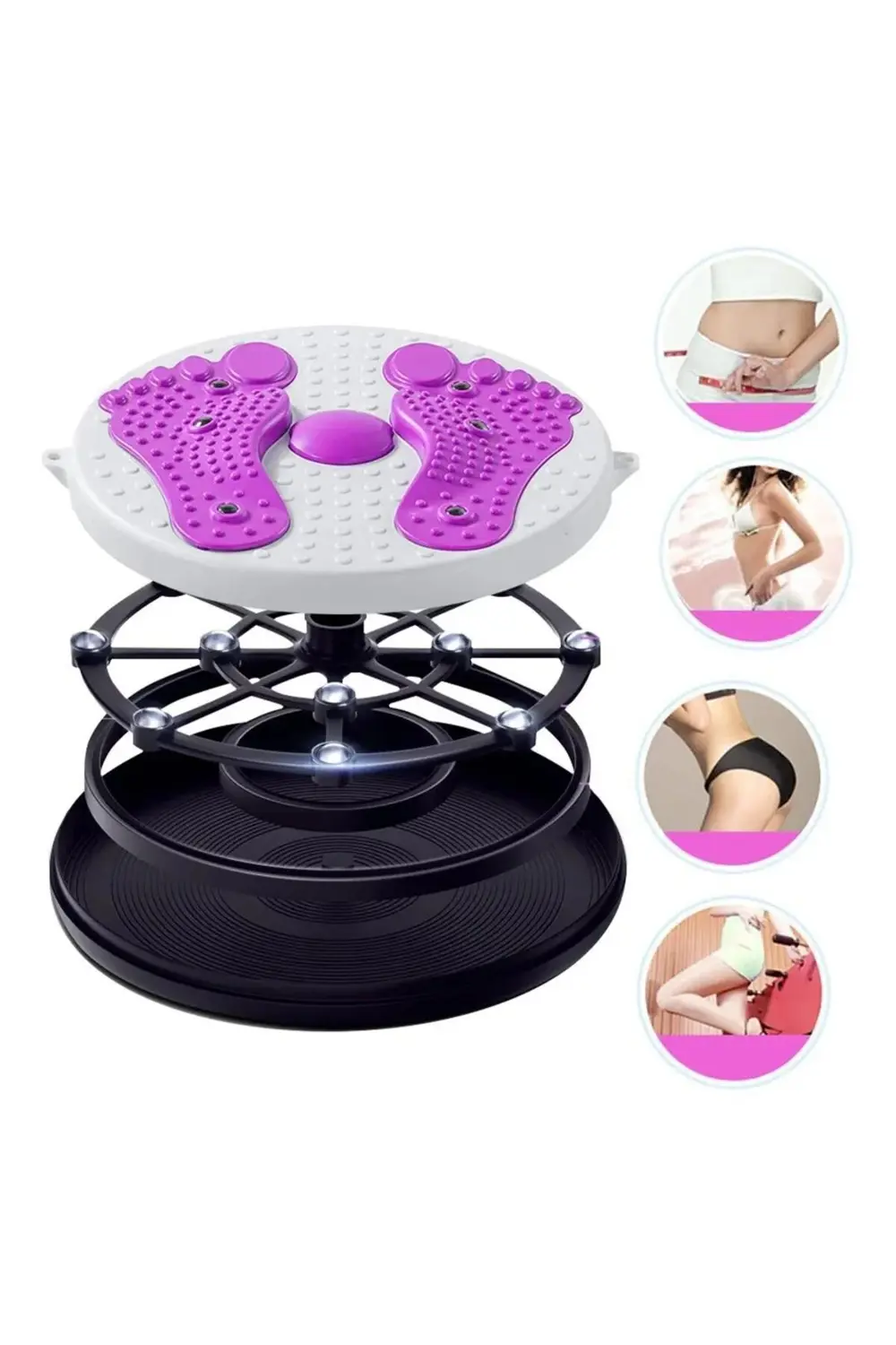 SN-22218 Döner ve Bel İnceltme Diski - Vücut Şekillendirici Egzer