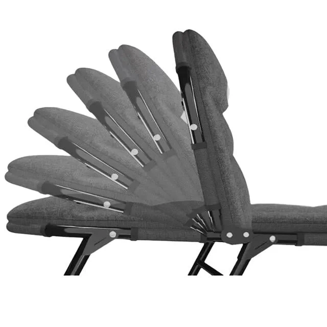 SN-24922 Taşınabilir Ayarlanabilir 5 Kademe Sünger Kamp Yatak Şezlong (Koyu Gri) Fiyatı, Yorumları ve Özellikleri