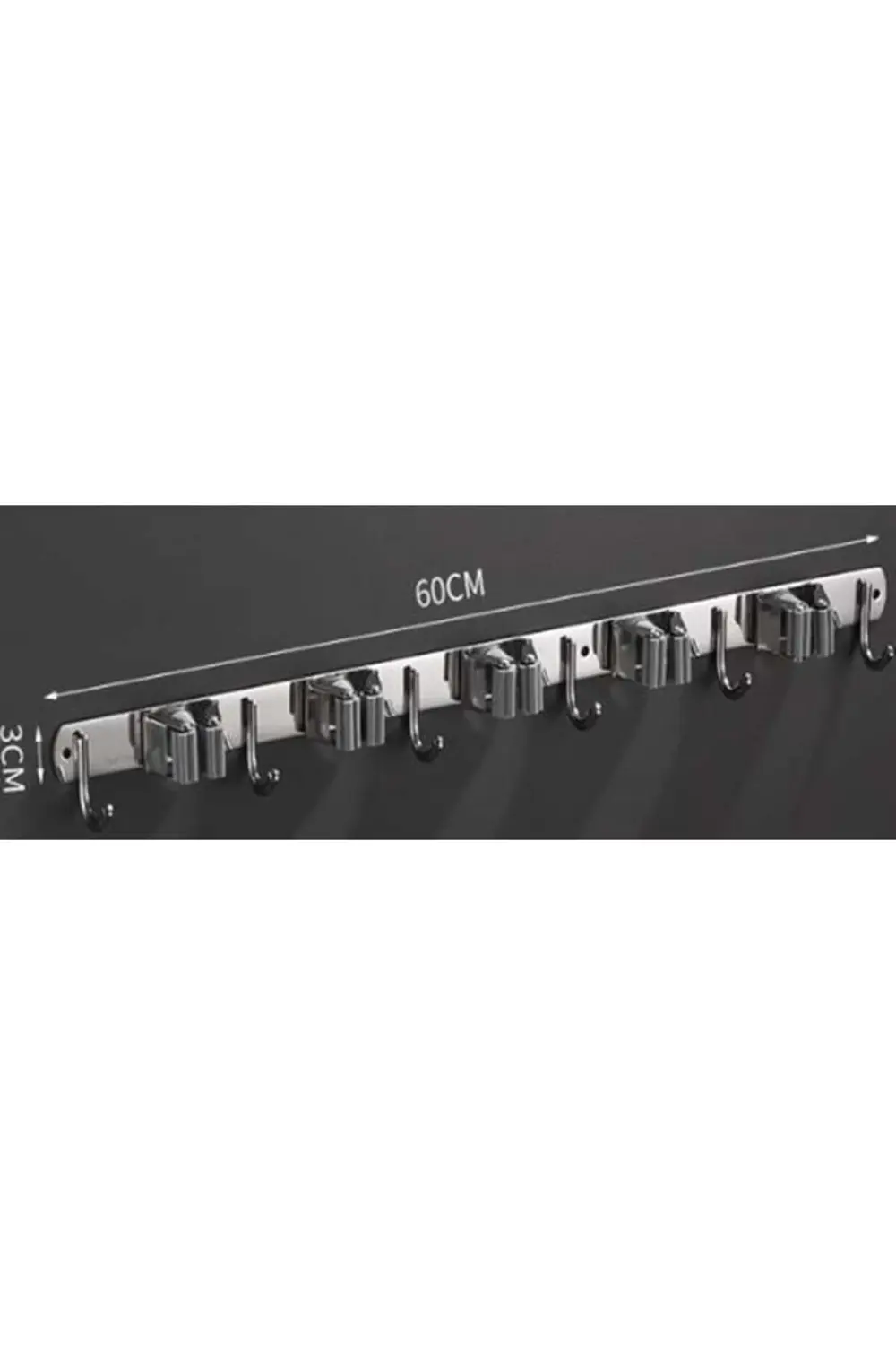 Sn-26351 Alti Kancali Beş Klipsli Askilik