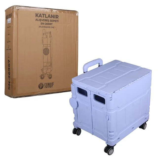 SN-26967 Katlanabilir Market Pazar Kamp Tekerlekli Alışveriş Arabası 60KG Kapasiteli Fiyatı, Yorumları ve Özellikleri