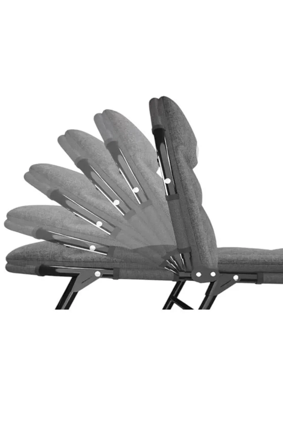 SN-26974 Taşınabilir Ayarlanabilir 5 Kademe Sünger Kamp Yatak Şezlong (Açık Gri) SN-26974 Taşınabilir Ayarlanabilir 5 Kademe Sünger Kamp Yatak Şezlong (Açık Gri)
